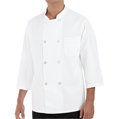 0402, ¾ Sleeve Chef Coat